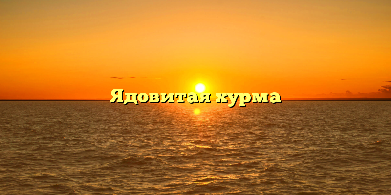 Ядовитая хурма